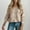 Khaki, variant on DuoJiaJ Sweaters for Women Pullover Lightweight Hallow Out Knit Sweater Casual Crewneck Fall Sweater Tops Blue L