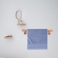 thumbnail image 3 of SHISUYAN 1pc Simple Towel Rack Wooden Single Towel Bar No Punch Storage Rack Towel Hanger for Bathromm Kitchen Home (30CM), 3 of 8