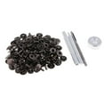 thumbnail image 1 of 40 Sets Heavy Duty Snap Fasteners 13mm Press Studs Buttons With Punch Tool Black, 1 of 8
