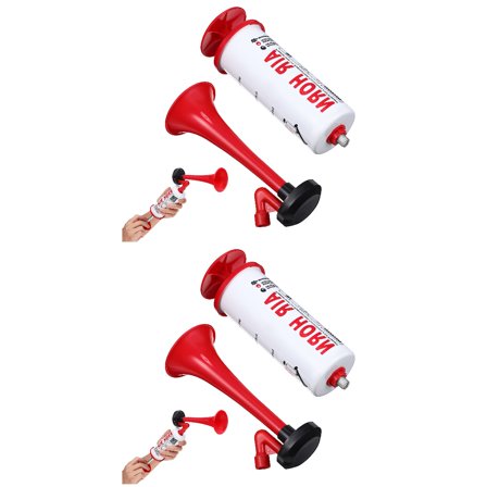 FRCOLOR 2pcs Handheld Air Horn Portable Air Horn Loud Noise Maker for Boat Car Sports Events