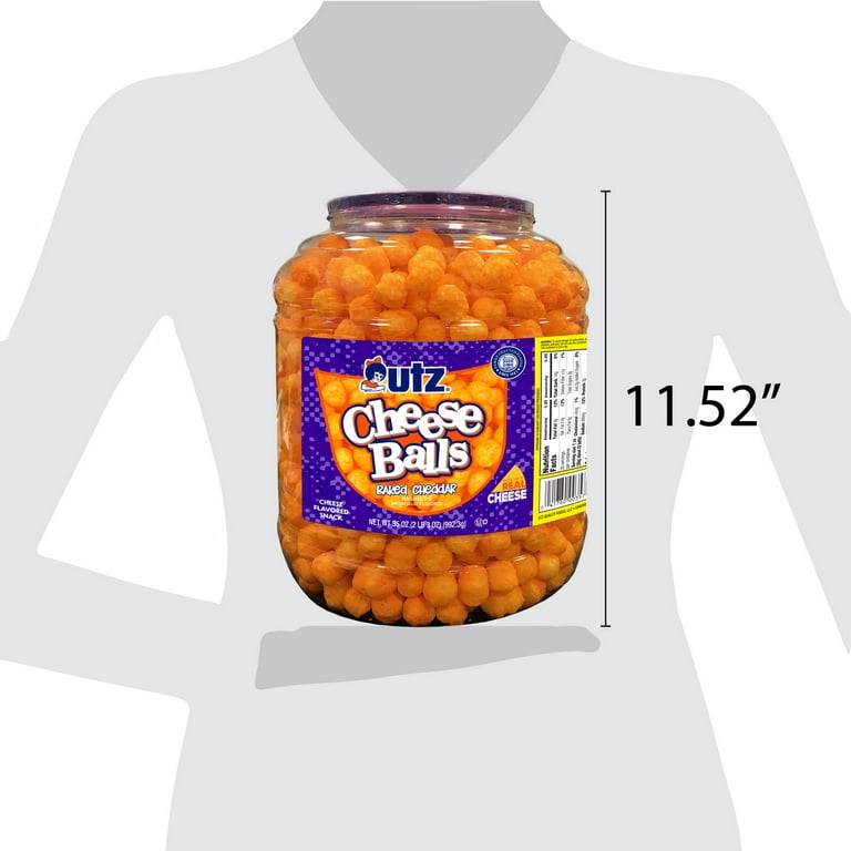 Utz Mini Cheese Balls Cheddar 1 oz. 24 CT – Utz Quality Foods