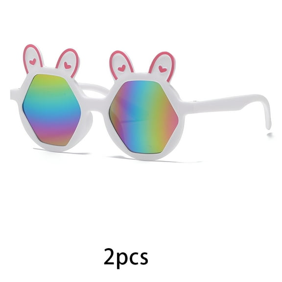 GJX 2Pcs Baby Sunglasses,Toddler Sunglasses Age 2-4,Infant Sunglasses,Style1