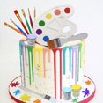 thumbnail image 4 of Set de decoración de tartas SONICEBUY Art Paint, 26 unidades, para fiestas infantiles, 4 of 6