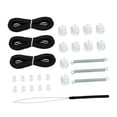thumbnail image 3 of funtasica RV Pleated Shade Repair Kit Repair and Maintain Lightweight Trailer Replacement Hardware Accessories RV Repairing Kit Black, 3 of 8