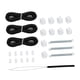 thumbnail image 3 of Kit de reparación de toldos plisados ​​para RV, accesorios resistentes para toldos plisados ​​de día y noche para RV Negro, 3 of 9