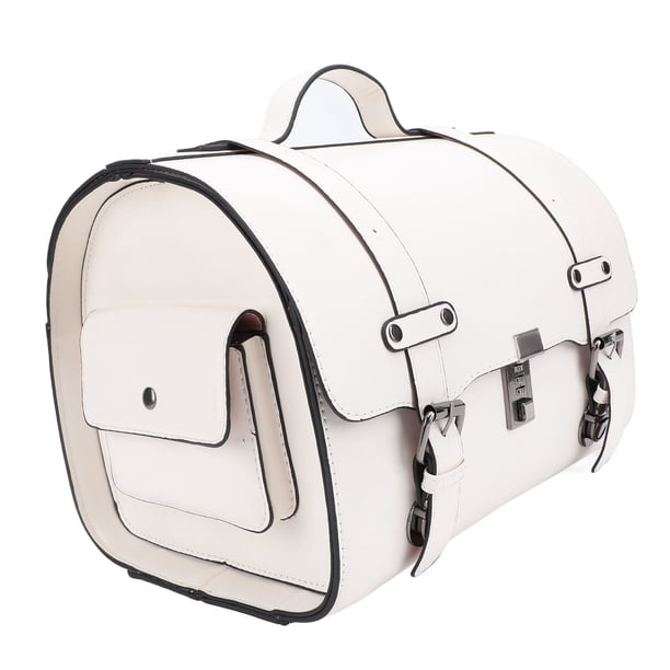 Bolsa Trasera Para Motocicleta, 18 L, Bolsa Trasera Para Motocicleta, De Liberación Rápida, De Piel Sintética, De Alta Capacidad, Bolsa De Equipaje De Viaje Para Motocicleta Con