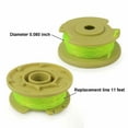 thumbnail image 5 of Eyoloty 0.080" 11ft Replacement Trimmer Spool Compatible Ryobi One Plus AC80RL3 for Ryobi 18v, 24v, and 40v Cordless Trimmers (6 Pack), 5 of 7