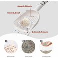 thumbnail image 3 of Cat Litter Scoop with Cat Paw Handle, Easy Sifting with 3 Size of Hole Design for All Litter, Wide Edge Cat Litter Scoop for Quick Cleaning All Cat Litter Box, 3 of 7