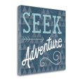 thumbnail image 2 of Tangletown Fine Art Mod Triangles Seek Adventure Blue By Michael Mullan,  Gallery Wrap Canvas 29 x 29, 2 of 2