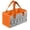 Orange, variant on Felt Multi-Compartment Organizer Tote Bag, Portable Storage Caddy with Pockets & Dividers, Lightweight Carryall for Craft Supplies, Small Items & Accessories