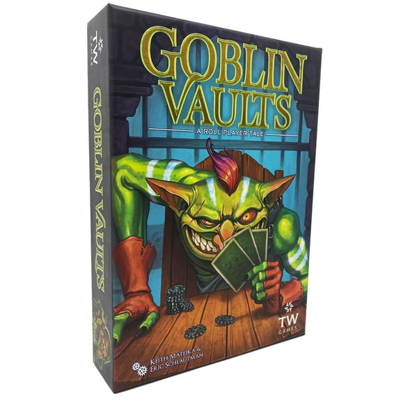 Goblin Vaults - Card Game | Strategy Game Of Bidding & Card Placement | Ages 14  | Family Game For 1-5 Players | 30-45 Minutes | Made by Thunderworks Games
