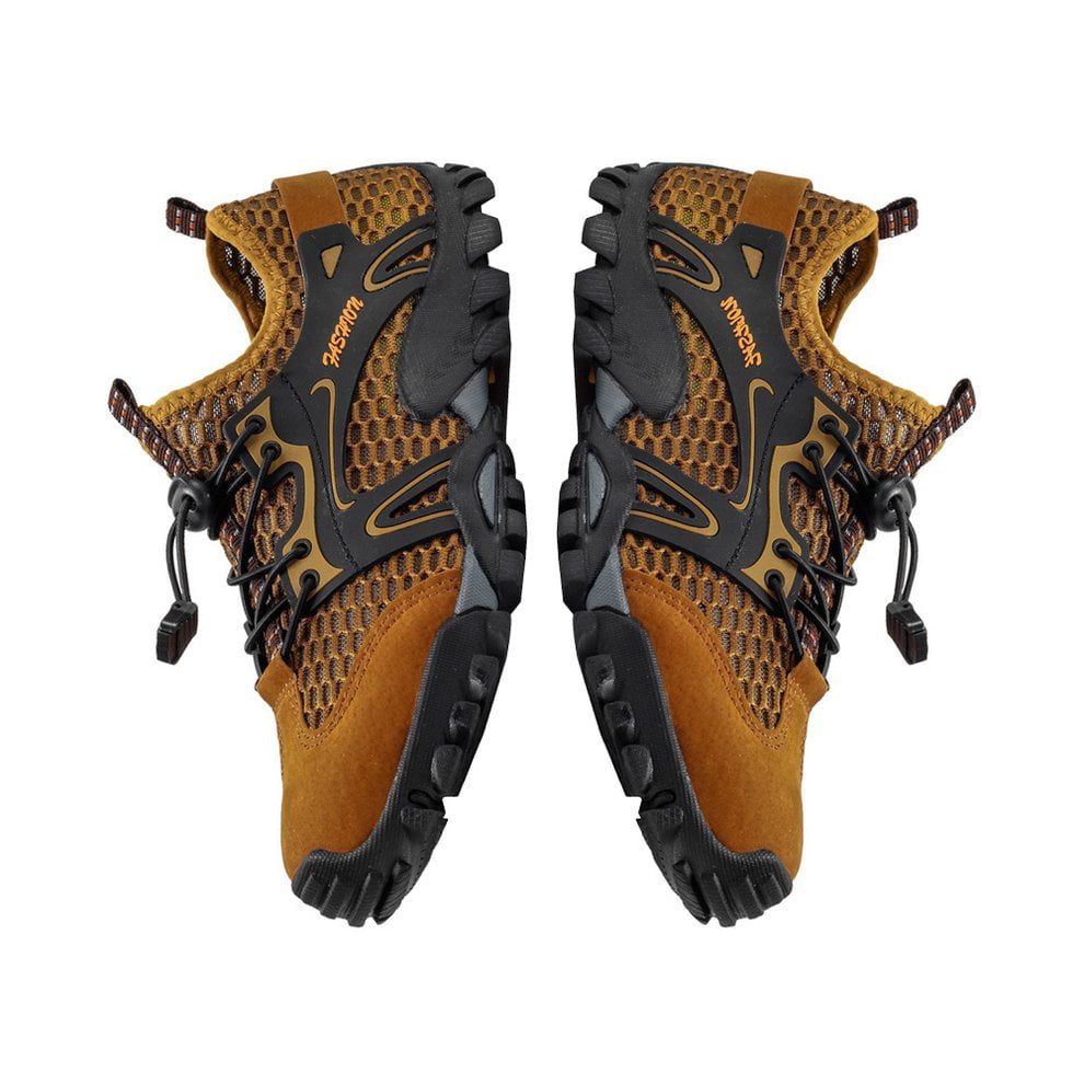 men's breathable mesh casual light outdoor hiking shoes