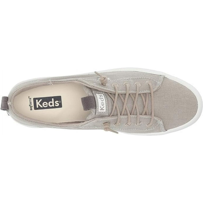 Keds Kickback Canvas Slip on, Sneaker Women's, Grey, 9.5 Medium