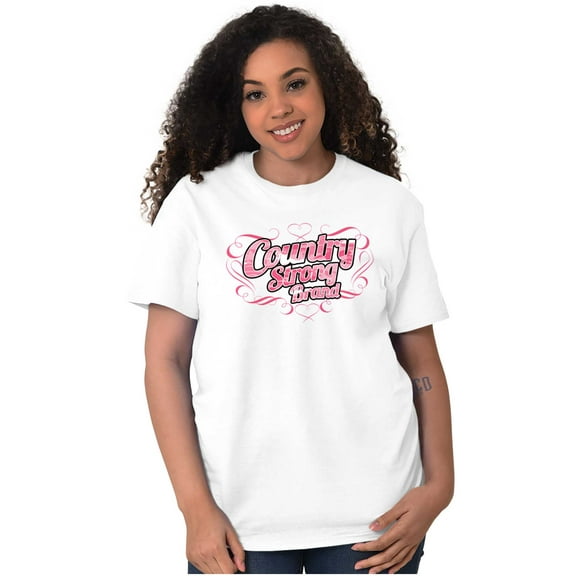 Country Strong Southwestern Cowgirl Women's Graphic T Shirt Tees Brisco Brands S