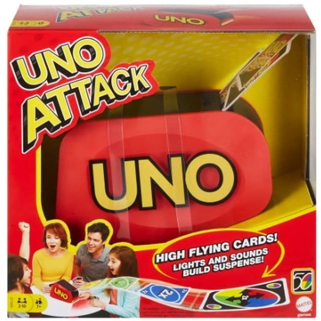 Juego de cartas Mattel UNO Attack con lanzador de cartas