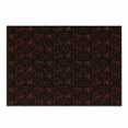 thumbnail image 1 of Victorian Cutting Board, Vintage Floral Forms Ivy Swirls Flowers Design Image Print, Decorative Tempered Glass Cutting and Serving Board, Small Size, Charcoal Grey Ruby, by Ambesonne, 1 of 1