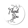 thumbnail image 1 of Darling Souvenir Round 45 Pcs Leaf Vines Thank You Stickers White Wedding Envelope Seal-1.6 Inches, 1 of 4