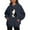Navy, variant on QBGSAY Women'S Sweatshirt Cat And Dog Print Casual Tying Hoodie For Relaxation Trendy Pullover
