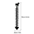 thumbnail image 3 of RuiJiao Clearance Snow Ruler - Christmas Snowflake Ruler, Manual Metal Snowflake Ruler Size, Christmas Rain Gauge Outdoor Decoration Gift, 3 of 6