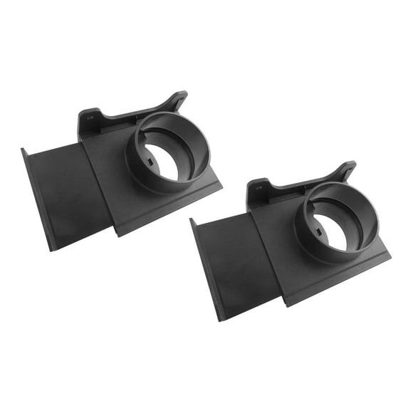 Taytools 278680 Ensemble de 2 Supports Muraux de Portail de Blast 4 Pouces ABS 4 Pouces OD pour Systèmes de Collecte de Poussière