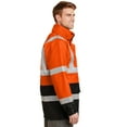 thumbnail image 3 of CornerStone ANSI 107 Class 3 Waterproof Parka-M (Safety Orange/ Black), 3 of 5