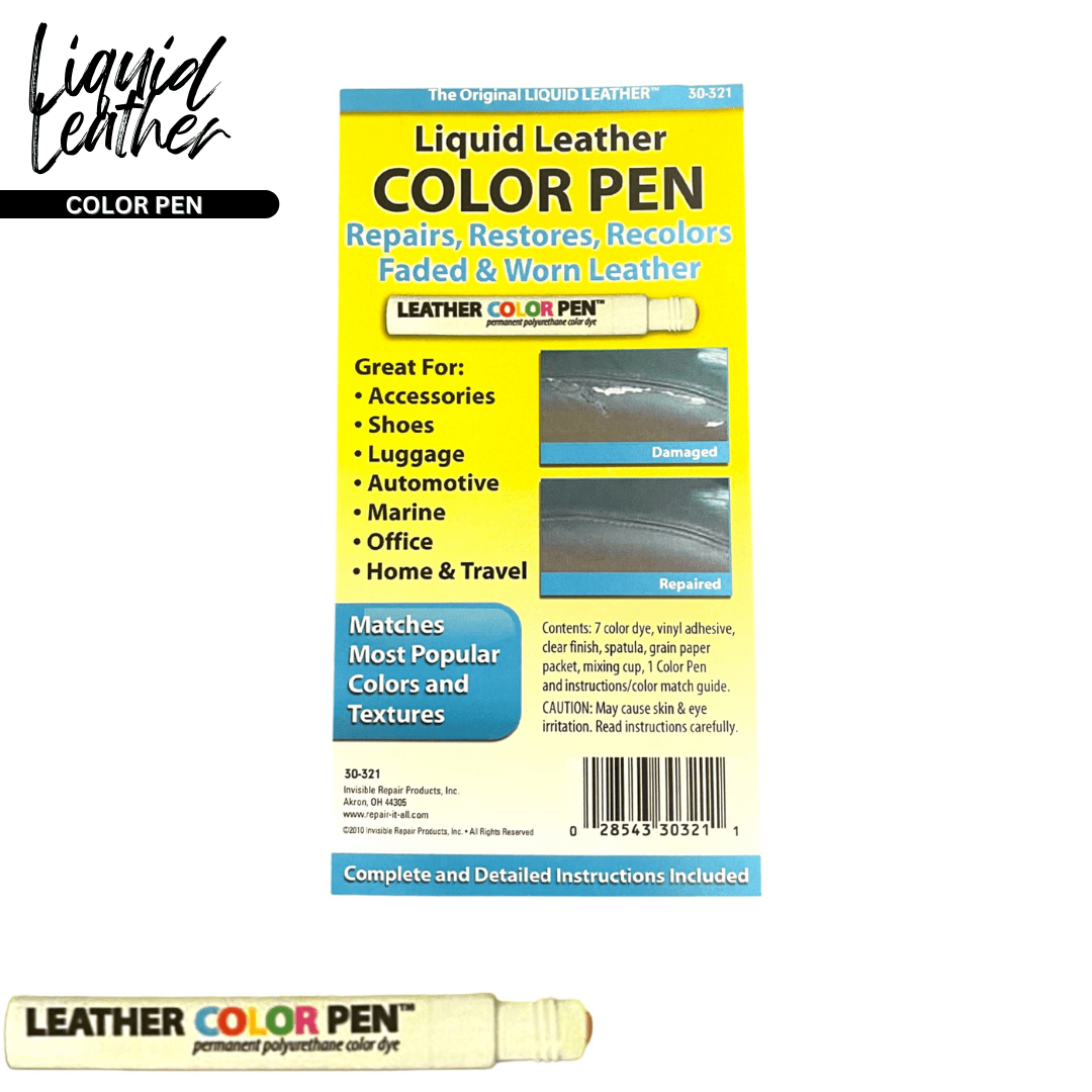 Liquid Leather - Color Pen Repair Kit - for Cloth Car Seats