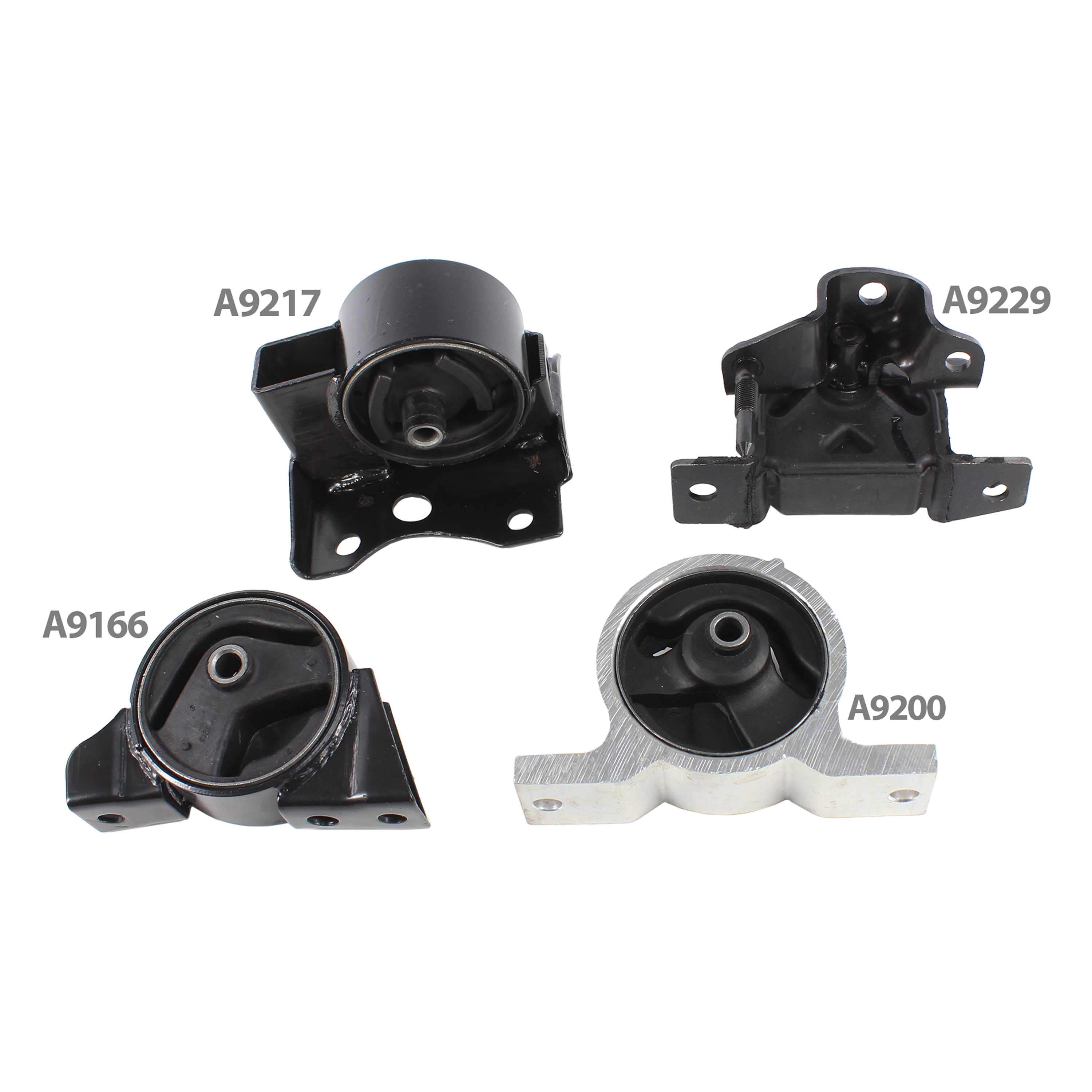DNJ MMK1001 New Engine Motor Mount Kit Fits Cars & Trucks 00-06 Nissan Sentra 1.8L DOHC 16v