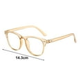 thumbnail image 6 of Blue Light Blocking Glasses Unisex Clear View Strong Hinge Smooth Transparent with Brim Eye Protection Clear Bluelight Glasses Spectacles, 6 of 8