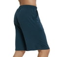 thumbnail image 4 of YIRUIYA Men’s Plus Size Lightweight Elastic Drawstring Pajama Shorts with Pockets, 4 of 4