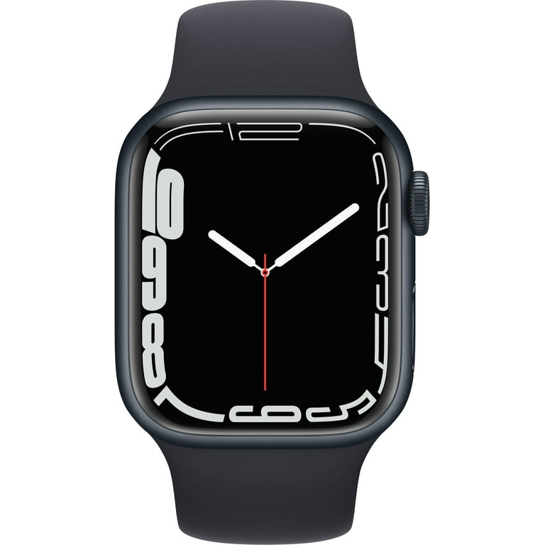 Restored Apple Watch Series 7 GPS - 41mm - Midnight Aluminum - Midnight  Sport Band MKMX3LL/A (Refurbished)