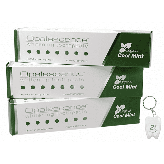 Opalescence Teeth Whitening Toothpaste Original Formula (Pack of 3) Oral Care Gluten Free, 4.7 Ounce