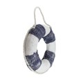 thumbnail image 2 of Northlight 12” Blue and White Nautical Swim Ring Wall Hanging Decor, 2 of 2