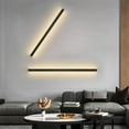 thumbnail image 5 of Outdoor Wall Light LED Long Wall Sconce Waterproof Black Modern Outdoor Lights 3000k  Exterior Light Fixture For Porch Light Patio Front Door Yard Garden Villa Living Room (100cm Warm Light ）, 5 of 9