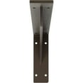 thumbnail image 3 of Ekena Millwork 2"W x 20"D x 6 1/2"H Embrey Steel Bracket, Hammered Brown, 3 of 11