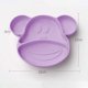 thumbnail image 3 of Platos de silicona para bebés, niños pequeños y niños, con fuerte succión, sin BPA, aprobados para lavavajillas y microondas (púrpura), 3 of 5