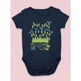 thumbnail image 3 of Out In The Woods Campsite Forest Bodysuit Infant -Image by Shutterstock,  12 Months, 3 of 4