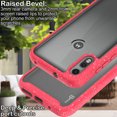 thumbnail image 4 of CoverON Motorola Moto E 2020 Case Heavy Duty Full Body Slim Fit Shockproof Clear Phone Cover - EOS Series, 4 of 8