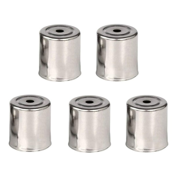 5x Tapas de magnetrón para horno de microondas, repuestos resistentes al desgaste, ligeras y de reparación Gris Claro 17x15mm
