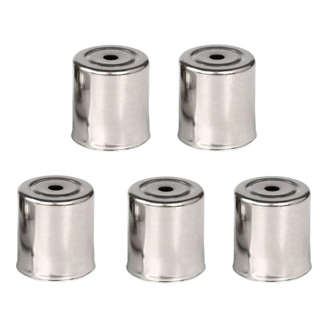 5 tapas de repuesto para microondas, tapas de horno, repuestos para horno, piezas de reparación para el hogar Gris Claro 17x15mm