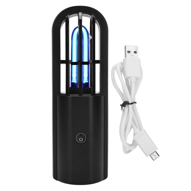 Limpiador UV de ozono portátil para cargar en el hogar y el automóvil, desinfecta con luz desinfectante UV con tecnología ultravioleta
