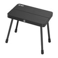 thumbnail image 3 of Taburete plegable para acampar, compacto y pequeño, ideal para ver juegos, playa y jardinería. Negro, 3 of 8