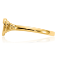 thumbnail image 3 of 10K Solid Yellow Gold Heart Ring Love Band, 3 of 5