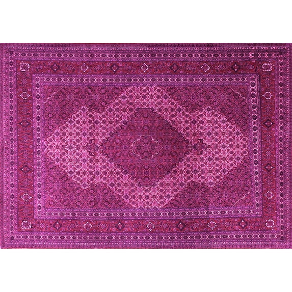 Ahgly Company Indoor Rectangle Persian Pink Traditional Area Rugs, 5' x 7'
