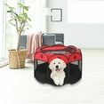 thumbnail image 4 of Octagonal Pet Playpen Foldable Dog Cage with Breathable Mesh Panels, Spacious Indoor Enclosure for Puppies & Small Dogs, Portable Pet Containment Area for Home or Travel Use NAJKZA | Red, 4 of 8