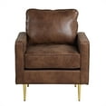 thumbnail image 2 of Lifestyle Solutions Fauteuil Pierson en Similicuir Marron, 2 of 7