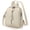 Off-White, variant on Leather Backpack for Women Cute Small Backpack, Light Weight Fashion for Work Travel Daily Backpack