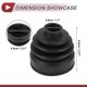 thumbnail image 4 of Kit de bota de junta CV interior Unique Bargains No.44017STXA51 con abrazaderas para Honda Pilot 2015, 4 of 7