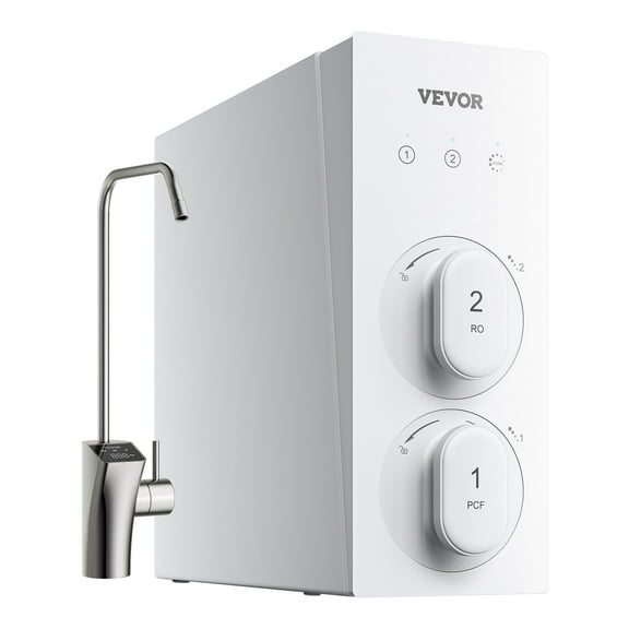 Reverse Osmosis System 600 GPD 8-stage Tankless Under Sink Water Filter System