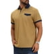 thumbnail image 5 of CAMISA POLO DE NEGOCIOS RETRO OCCIDENTAL DE MANGA CORTA PARA HOMBRES INSPIRE CHIC, CON ESTIRAMIENTO Y BLOQUEO DE COLOR, TAMAÑO S, CAQUI, 5 of 6