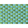 thumbnail image 1 of Ahgly Company Indoor Rectangle Patterned Turquoise Green Area Rugs, 4' x 6', 1 of 6